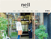 Tablet Screenshot of nell-hair.com